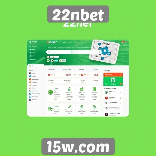 Interface do usuário do 22nbet é fácil de navegar